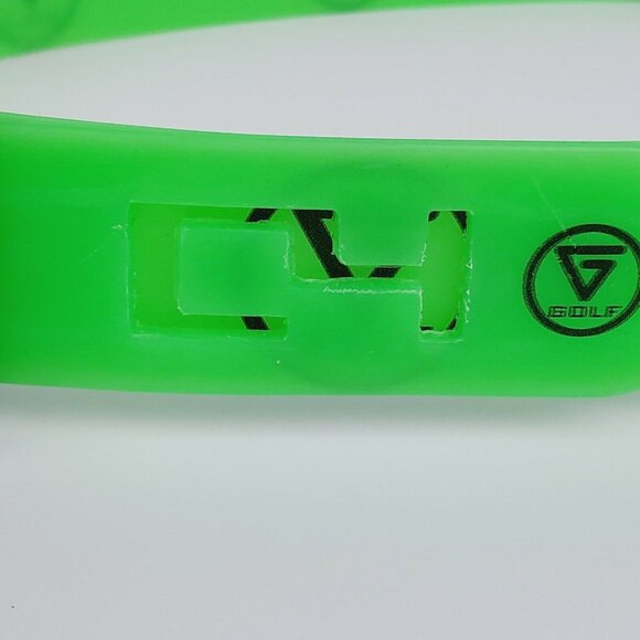 C4 Belt Golf Theme Green Glow In Dark 40.5" X 1.25" Wide Buckle 3" x 2" NICE!! - Picture 3 of 5